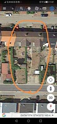 Grundstück von oben 