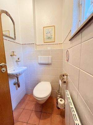 Gäste WC im Erdgeschoss
