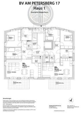 Grundriss EG - WHG 1&2