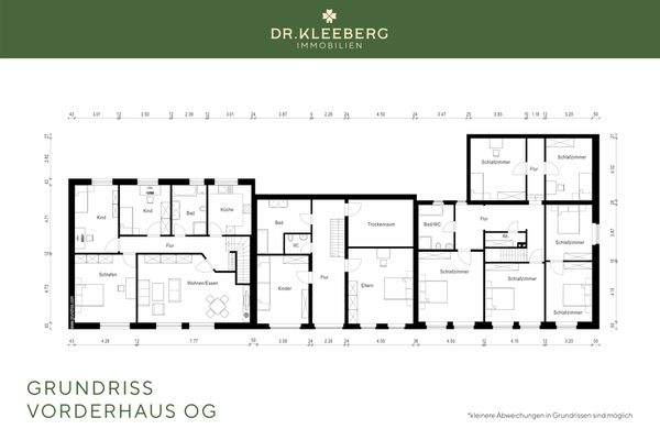 Grundriss Vorderhaus OG