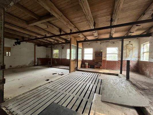 ehemaliger Stall im Eingangsbereich