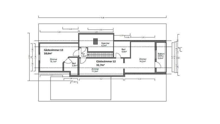 Grundriss Dachgeschoss