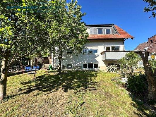 Gartenseite des Hauses