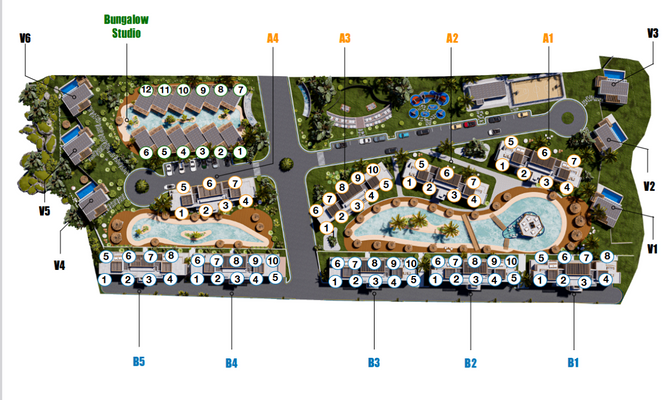 Skyland Esentepe-Bebauungsplan.