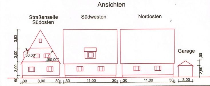 Ansicht mögliche Bebauung