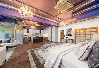 Staging-Beispiel Wohnraum