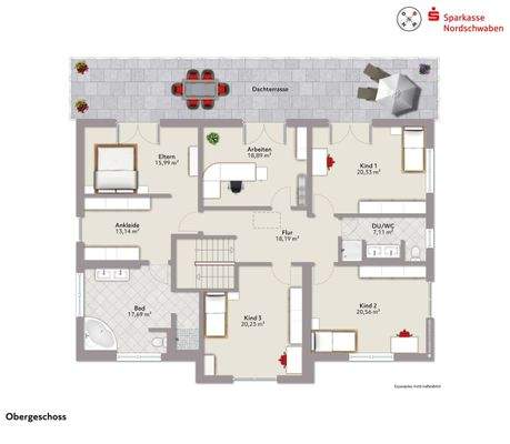 Grundriss Obergeschoss