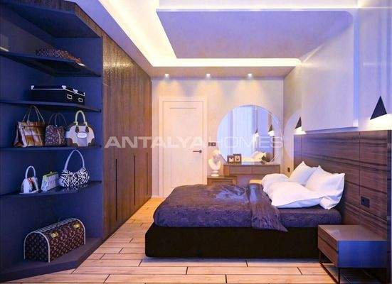 Duplex Apartment for Sale Near the Sea in Antalya Muratpasa