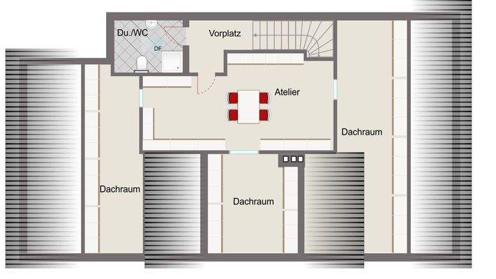 Grundriss Dachgeschoss