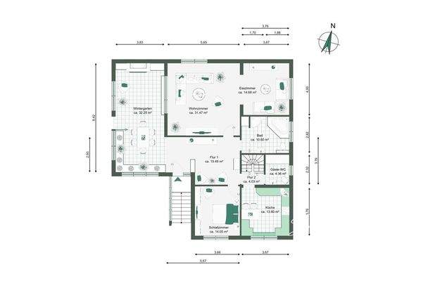 Grundriss Erdgeschoss