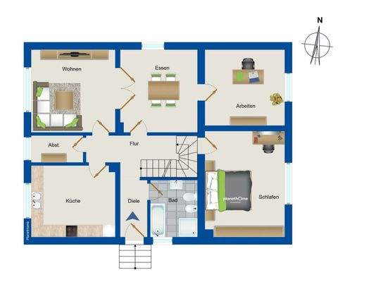 Grundriss Erdgeschoss