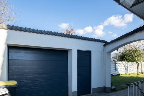 Garage mit Abstellraum