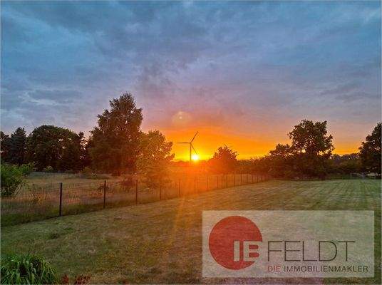 Stimmung zum Sonnenuntergang