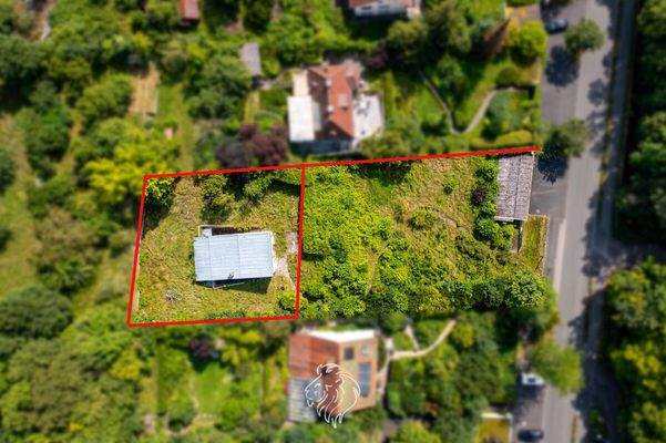 Vogelperspektive Oberes Grundstück