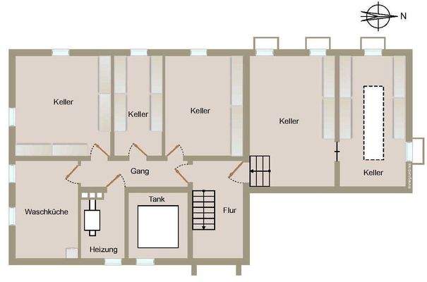 Bestand- Grundriss KG
