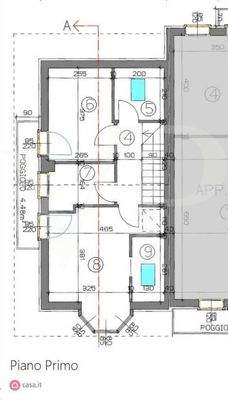 planimetria piano primo