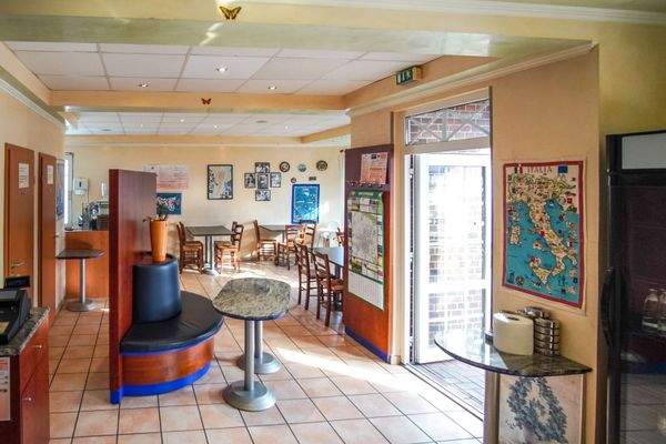 Eingang und Gastraum