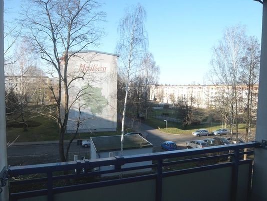 Ausblick vom Balkon