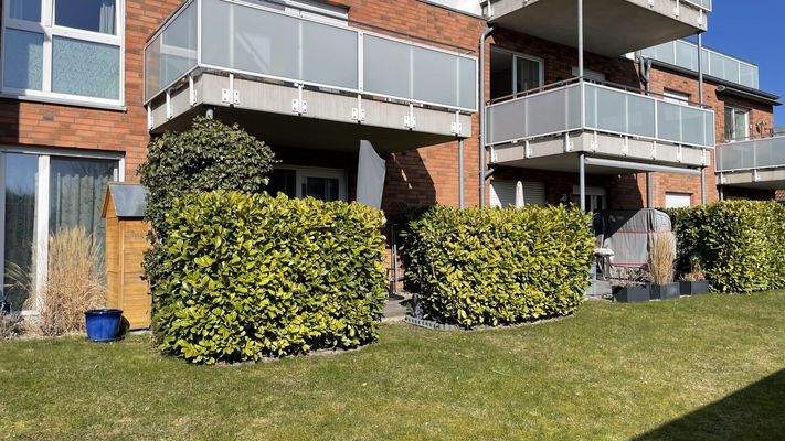 Rückseite des Hauses