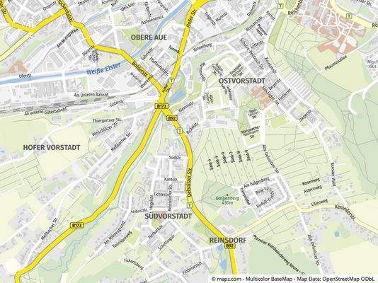 Geolyzer Kartenausschnitt