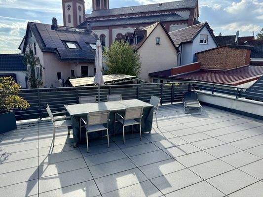 Wunderbare Dachterrasse...