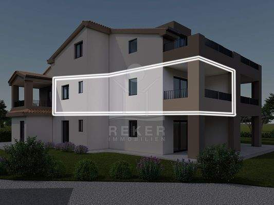 Neubauwohnung in ruhiger ländlicher Umgebung nahe Porec