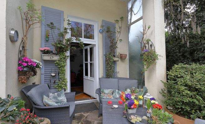 Überdachter Freisitz