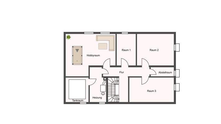Grundriss Untergeschoss