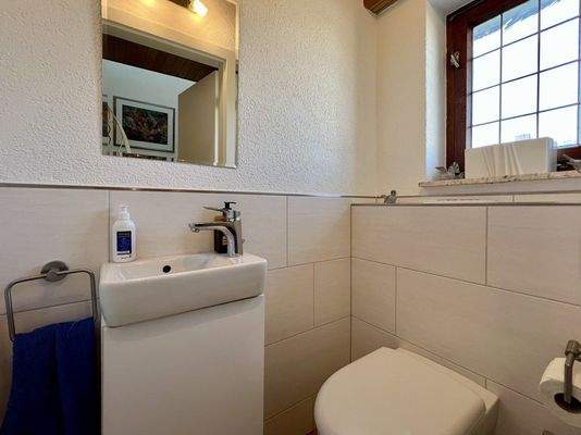 Gäste WC im Erdgeschoss