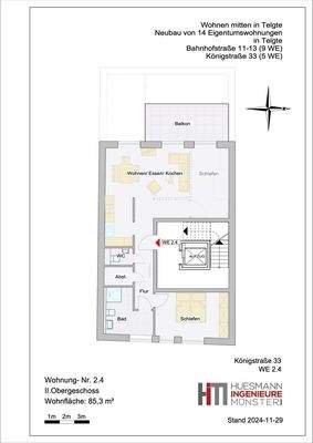 Grundriss Wohnung 2.4