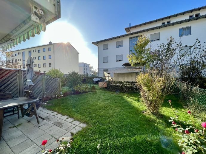 SCHÖNE 2 ZIMMER WOHNUNG MIT GARTEN IN ZENTRALER LAGE VON MÜHLDORF/INN  -VERMIETET -