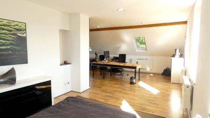 Blick vom Schlafbereich