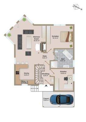 Grundriss Erdgeschoss