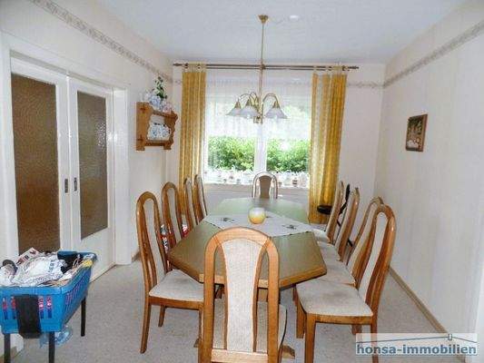 Esszimmer entsprechend Exposé-Grundriss