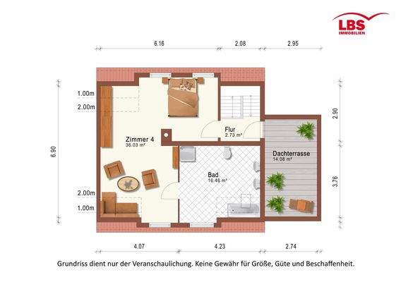 Grundriss Dachgeschoss