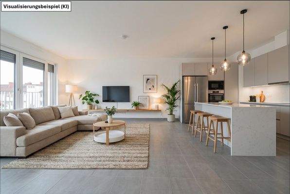 Wohnbereich/Küche