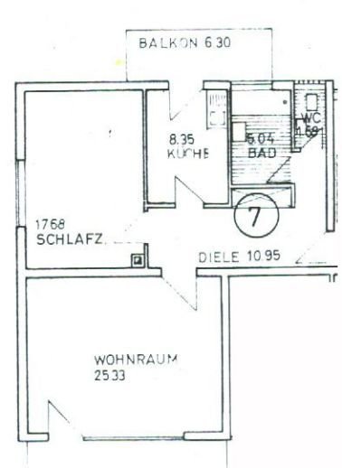 2 Zimmer Wohnung in Pforzheim (Südweststadt)
