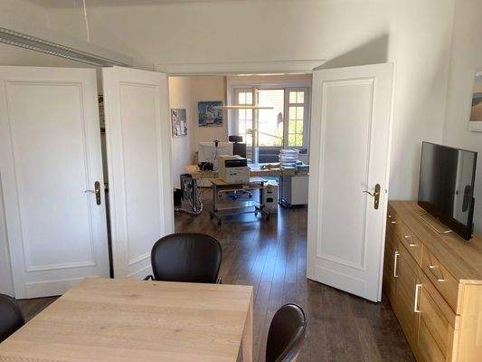 Blick Richtung Büro im Obergeschoss