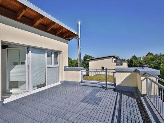 Großzügige Dachterrasse