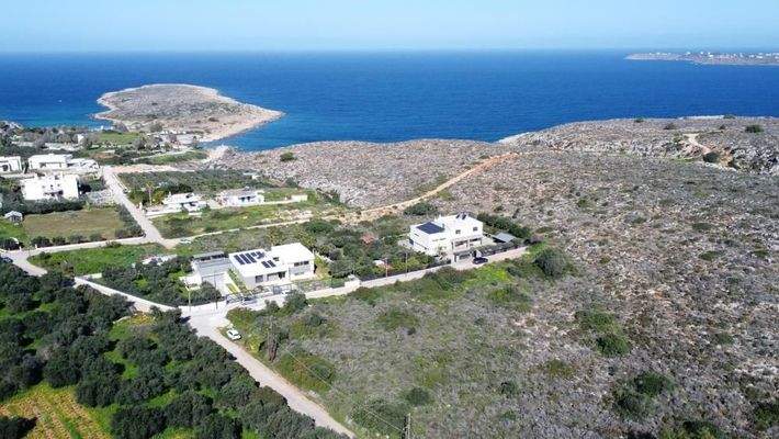 Kreta, Agios Onoufrios: Eckgrundstück mit Meerblick zu verkaufen