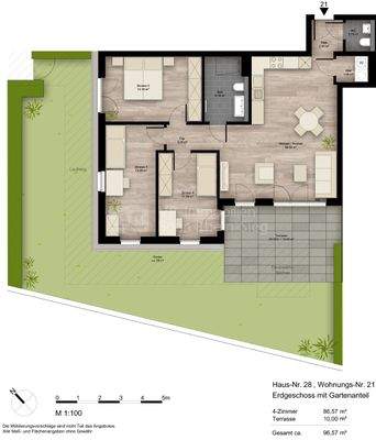 Grundriss Wohnung 21