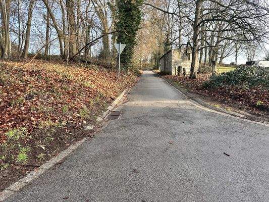 Spazierweg vor der Tür