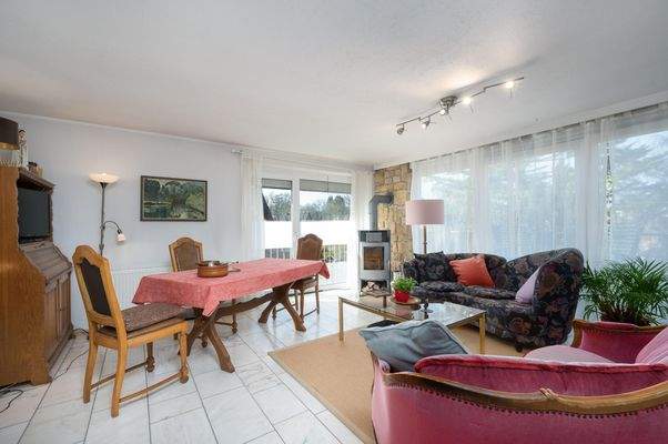 Wohnzimmer im Dachgeschoss