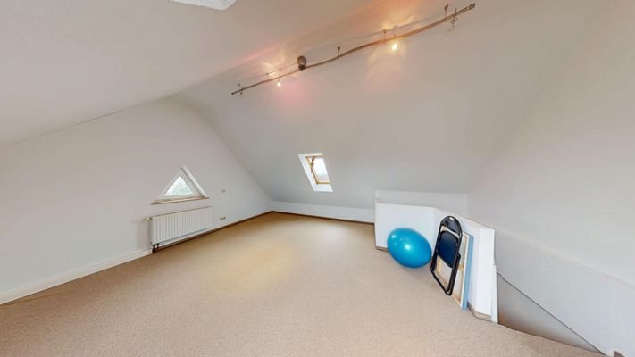 Ausgebautes Dachgeschoss