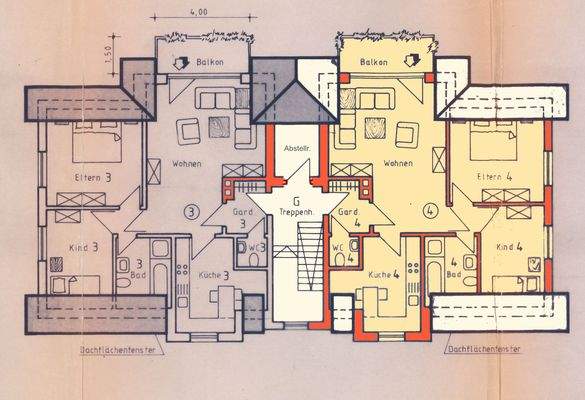 Grundriss ohne Maß DG-1