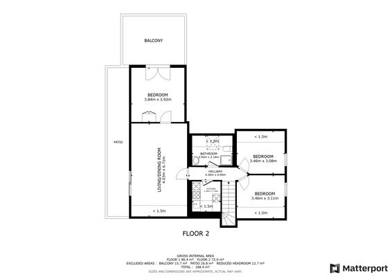 Grundriss Obergeschoss