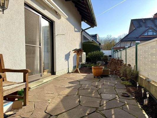 Terrasse im Erdgeschoss