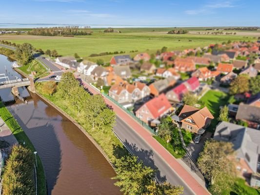 Blick auf das Grundstück 