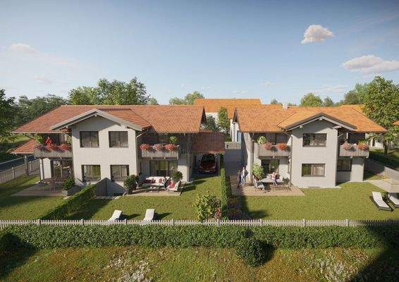 Gartenansicht  - Unverbindliche Darstellung aus Sicht des Illustrators 