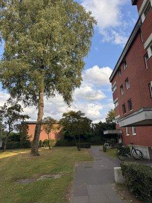 Blick über die Wohnanlage